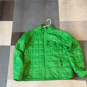 Eddie Bauer Bright Green Quilted Jacket